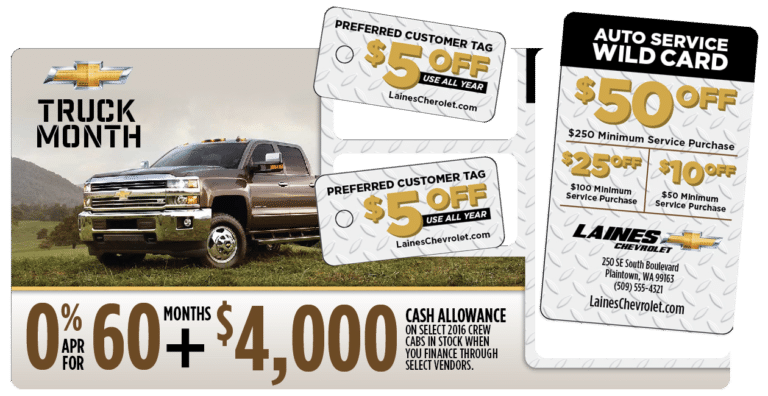 Auto Dealership. Service Retention Mailer