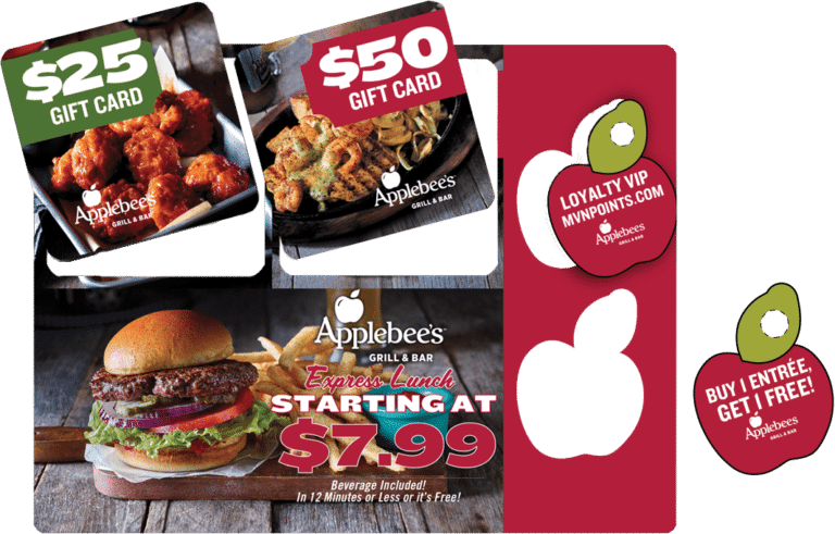 National Restaurant Brand. Custom Die-Cut Mailer