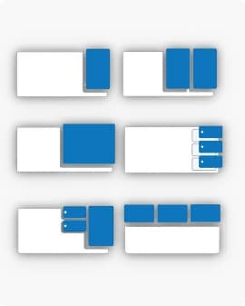 Mid-size postcard advertising templates